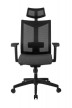 Кресло для персонала Riva Chair RCH Т27H+Чёрная сетка - 1