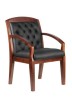 Офисный стул Riva Design Chair RCH М 175 D+Чёрная кожа