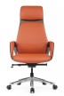 Кресло для руководителя Riva Design Chair Napoli оранжевая кожа - 1