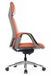 Кресло для руководителя Riva Design Chair Napoli оранжевая кожа - 2